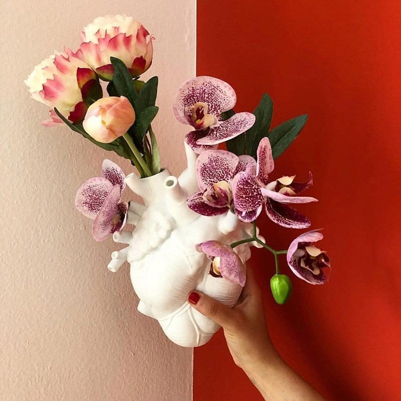 Shape Flower Vase Nordic Style Flower Pot Art Vases Sculpture Desktop Plant Pot For Home Decor Ornament Gifts